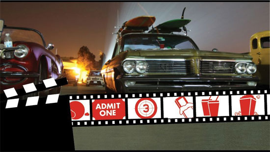 Full Moon Drive In Google+ Banner