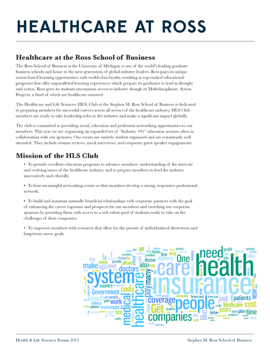 Ross Brochure